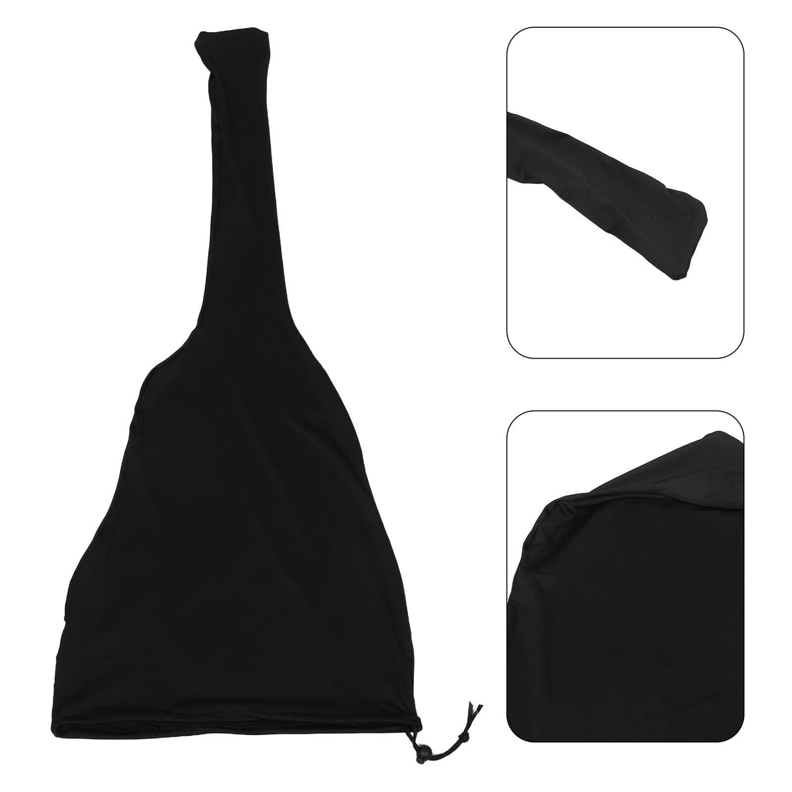 Universelle Gitarrendecke aus Schwarzem Polyester für Akustische und E-Gitarren Staubschutzhülle mit Kordelzug und Praktischem Reise Design für Täglichen Schutz