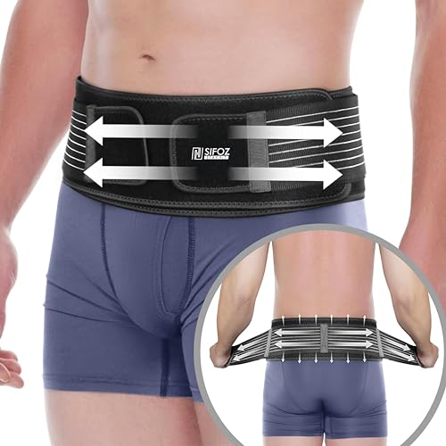 Faja ortopédica lumbar ajustable para dolor ciático miniatura 1