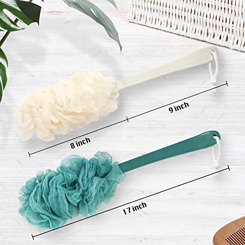 Pipuha GRADYBT1 2Pack Back Scrubber For Shower,Pipuha Loofah Sponge Shower Brush Using Body Exfoliating With Long Handle, Loofah On A Stick For Men Women, Bathing Accessories For Body Brushes thumb #1