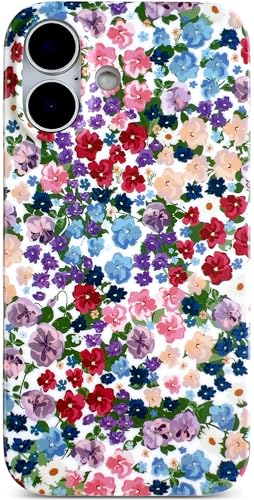 Coque iPhone 17 motif fleurs pastel : cadeau élégant femme