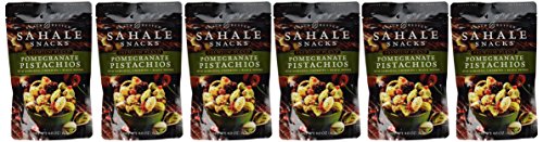 Pomegranate Flavored Pistachios 4 Ounces (Case Of 6) #TOP24