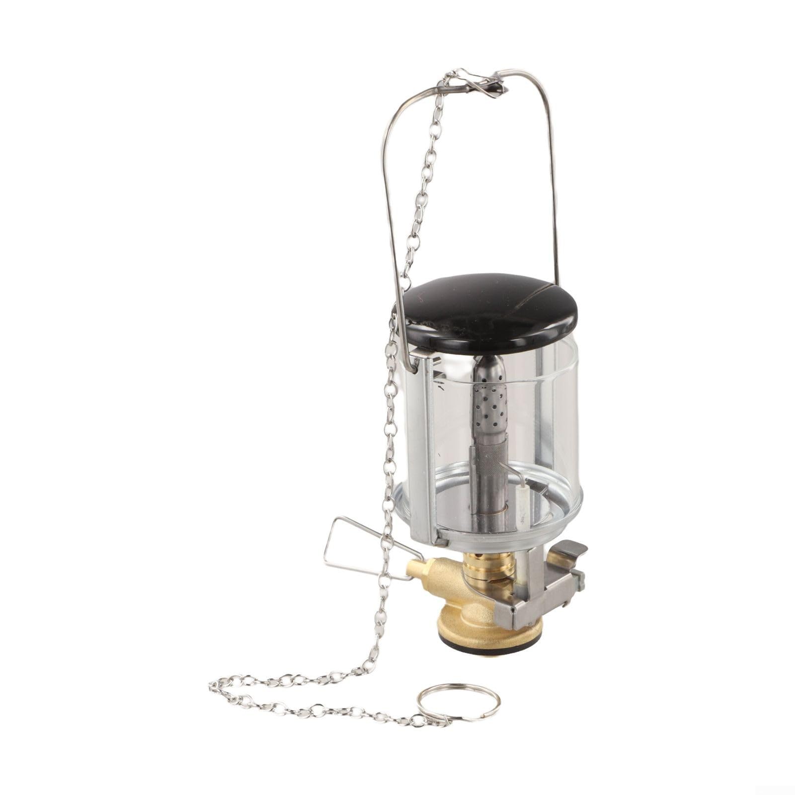Lanterne à Gaz Portable 80 Lux – Coupe-vent, 11x6 Cm, Pour Camping Et Tente