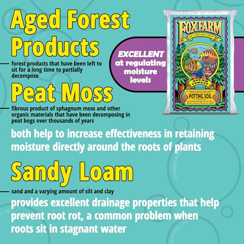 FoxFarm Ocean Forest Potting Soil, 1.5cu ft - Light, Aerated Texture, Designed for All Container Plants - pH Adjusted for Optimal Nutrient Uptake, Effectively Retains Moisture