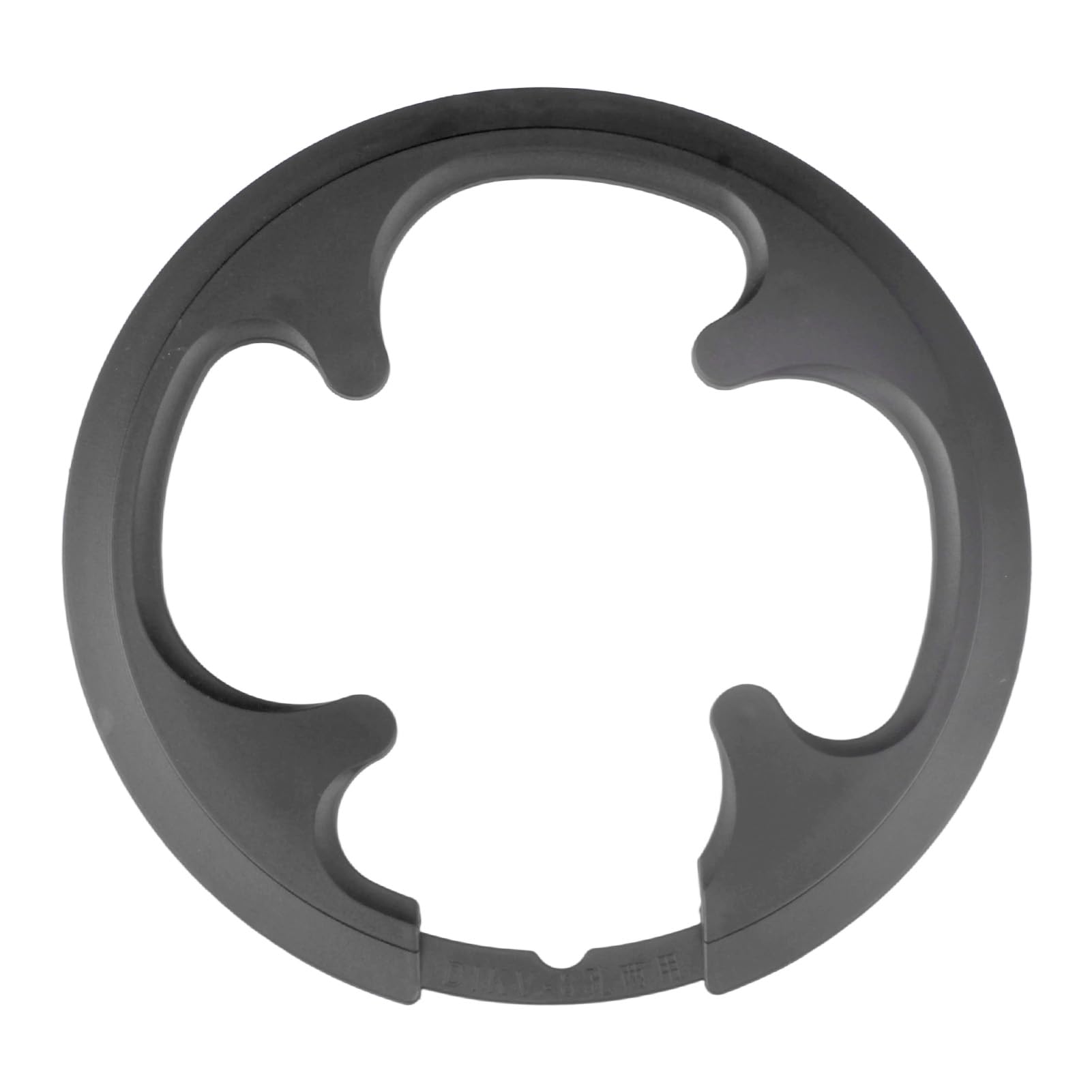 Copricatena bicicletta nera 4 fori 42 – 44 denti, robusto paratena per bicicletta con 8 viti, protezione completa contro polvere e sporco, adatto per bici da strada, MTB
