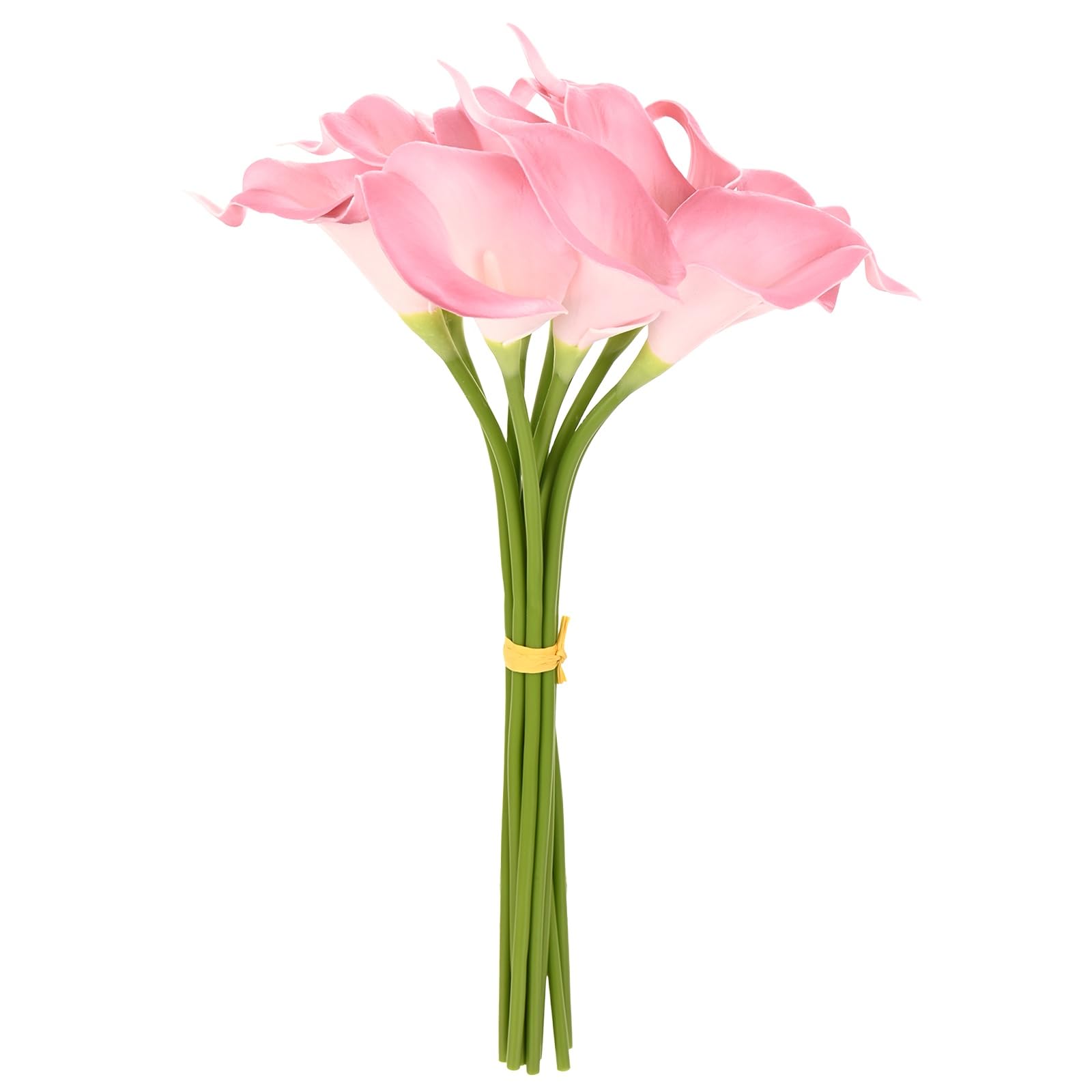 M METERXITY 10-Pack Artificial Calla Lily Flowers 14in, Pink