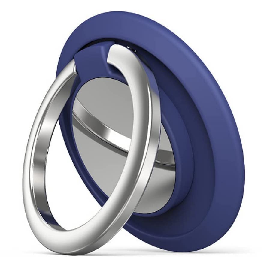 KolorFish Magnet Mobile Finger Ring Holder Mobile Stand Magnetic Phone Mount Holder [360° Rotation] for All Smartphones & Tablets (Blue)-image-49