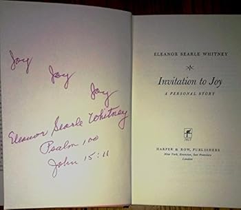 Invitation To Joy: A Personal Story