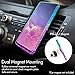Silverback for Samsung Galaxy S10 Plus Case, Moving Liquid Holographic Glitter Case with Ring Stand, Girls Women Bling Diamond Slim Protective Case for Galaxy S10 - Purple