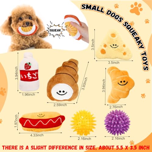 Jouets couineurs pour chiens de petite taille : lot de 80 peluches - 10