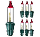 6 Style A Base Mini Bulb Flashers Christmas Tree Lights String Flasher Replacement 2.5 Volt V 0.425 Watt W. Indoor/Outdoor Incandescent. Commonly Used On 50,100 & 150 Light Strings. JL Missouri Parts