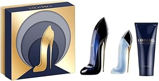 مجموعة عطر جود جيرل (للنساء) او دو بارفان 80 ملليلتر + لوشن للجسم 100 ملليلتر + بخاخ للشعر 30 ملليلتر من كارولينا هيريرا