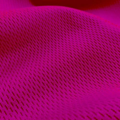 Ronit Textile Dark Fuchsia Athletic Dimple Mesh/Bird's Eye/Flatback Mesh Jersey 58"-60" 100% Polyester (by The Yard 36'' X 60'') Sportswear-Activewear.