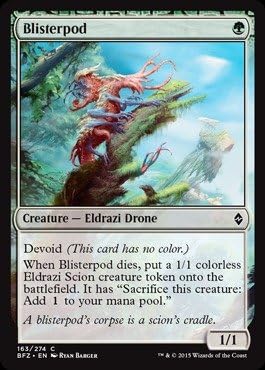 Magic The Gathering - Blisterpod (163/274) - Battle for Zendikar