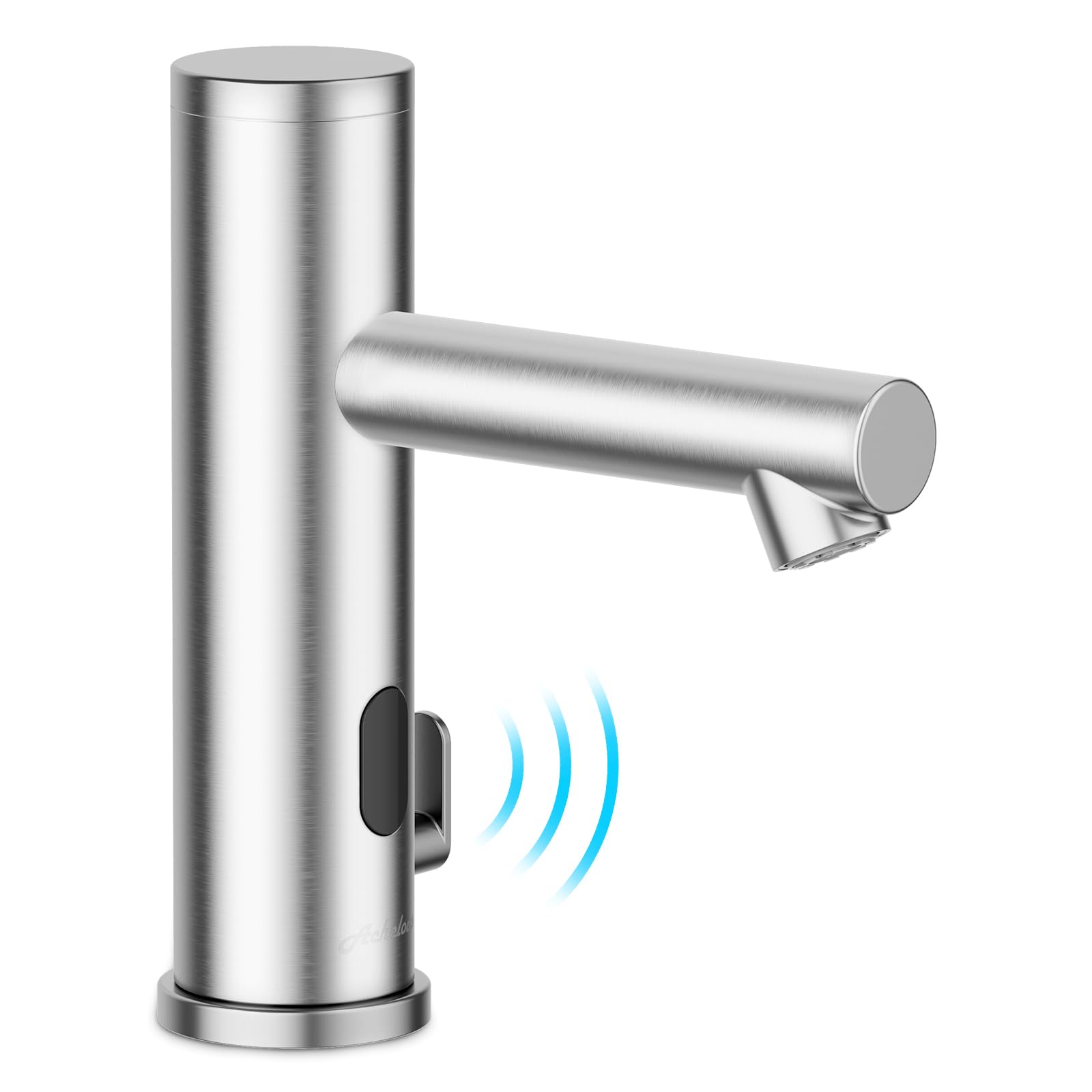 Sxithgkdw Stainless Steel Automatic Touchless Bathroom Sink Faucet, Hands Infrared Sensor Basin Faucet With Temperature Control, Ed Sensor Bathroom Tap