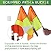 redgino Soccer Referee Kit 2 Pcs Checkered Linesman Soccere Flags, Red Yellow Ref Cards with Notebook and Pencil,Coach Stainless Steel Whistles with Storage Bag
