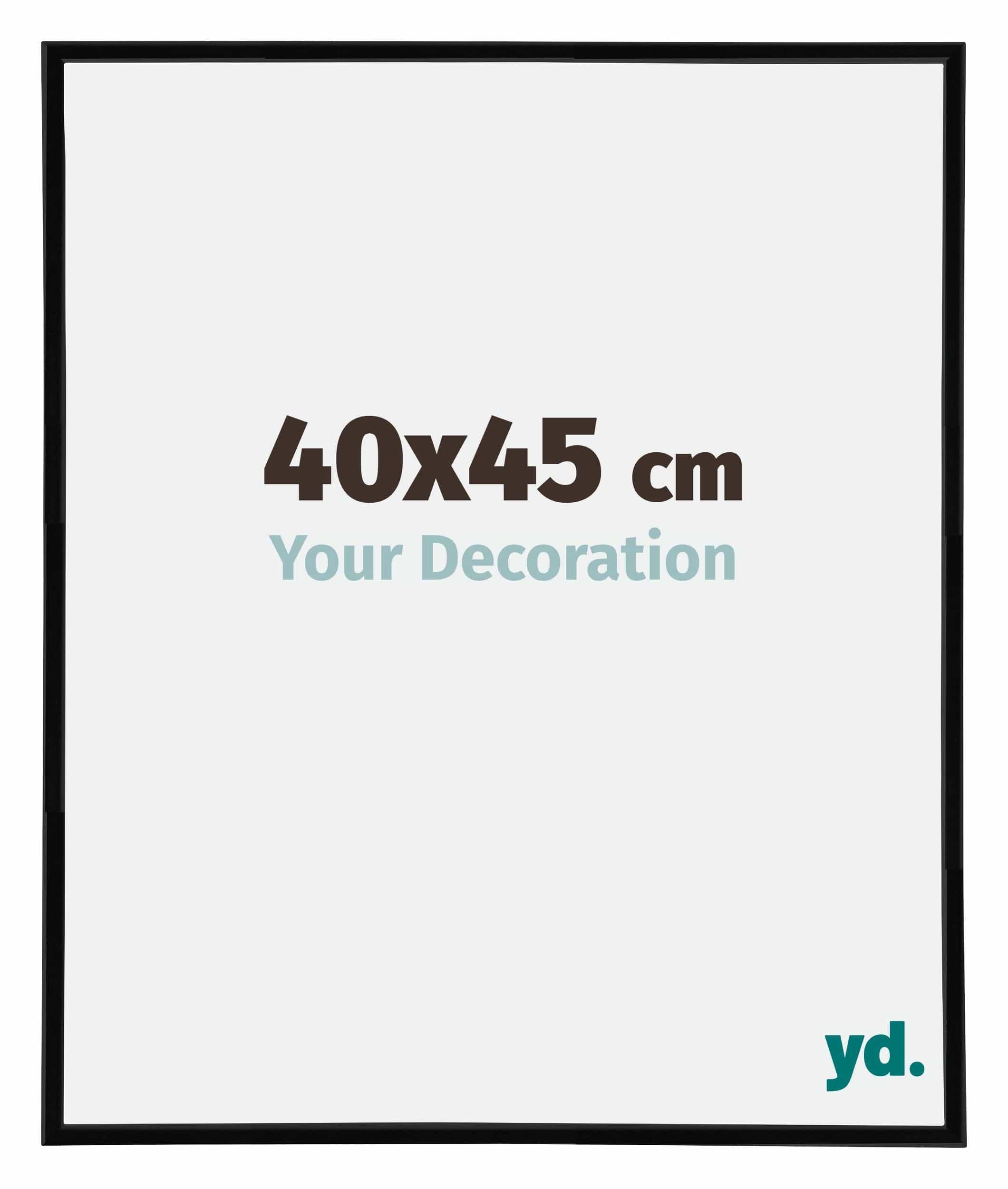 Your Decoration - Picture Frame 40x45 cm - Black High Gloss - Decorative Wall Frame in Plastic with Antireflection - Frame 40x45 - Annecy — image 1
