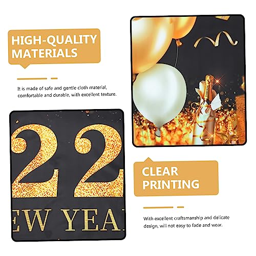 Uonlytech 1 Peça 2022 Banner De Ano Novo Banner De Fundo De Ano Novo Celebração De Ano Novo Suprimen