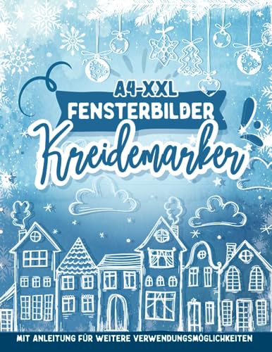 Fensterbilder Kreidemarker Vorlagen Winter & Weihnachten:...