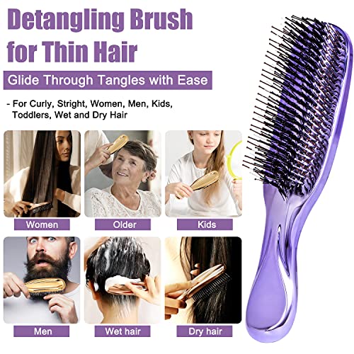 Hair Brush, Detangling Brush, Scalp Brush, Shampooing Comb, Massager Brush Hair-Care Brush, Scalp Massage Brush For All People And Different Hair Types (Blue) #TOP7