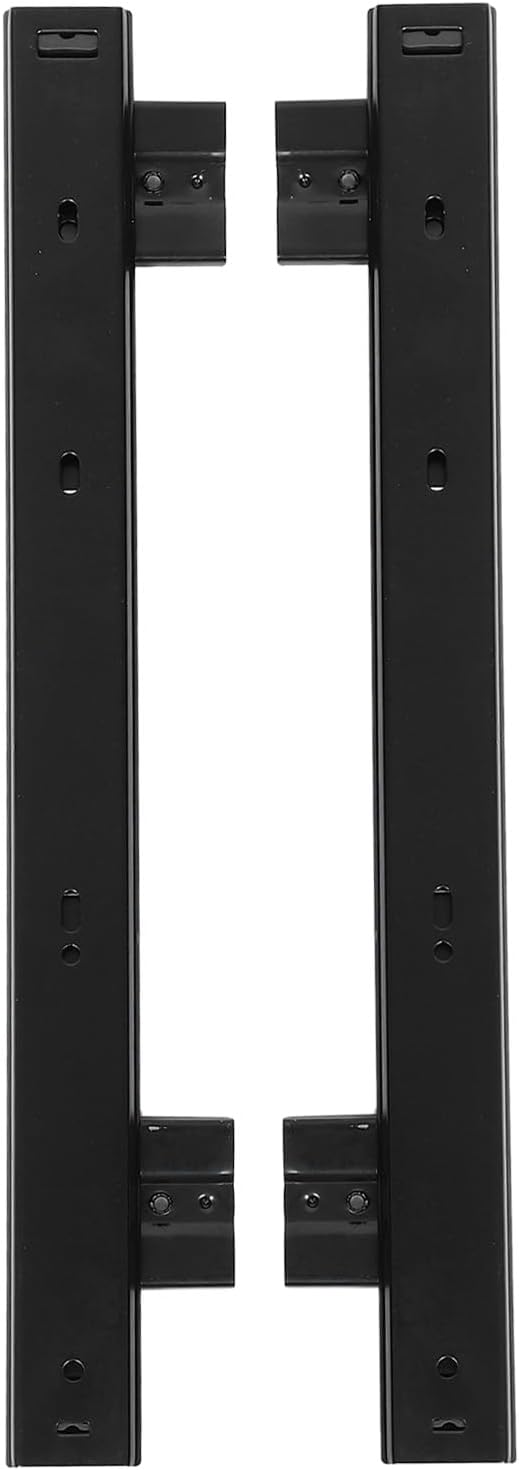 Keyboard Rails 35mm Wide 14-inch Desk Rail Rack Black Multi-Functional Keyboard Slide for Office Under Desk Replacement