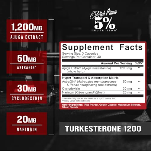 5% Nutrition Turkesterone 1200mg