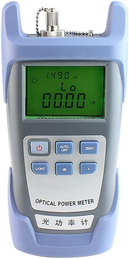 Optical Power Meter, 3 in 1 Visual Fault Optic Cable Tester, 850-1650nm Fault Locator Fiber Optic Power Meter, FC/SC/ST Universal Interface Portable Fiber Optic Cable Tester Tool