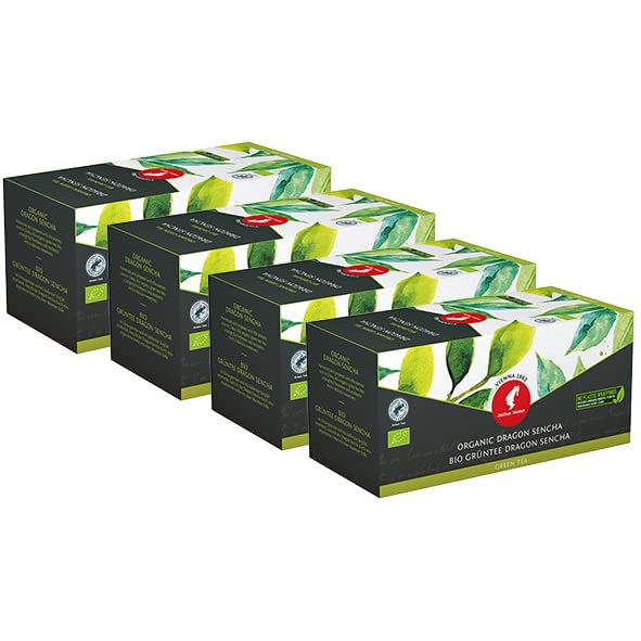 Julius Meinl Bio Dragon Sencha, 20 Pyramidenbeutel | 4er Pack