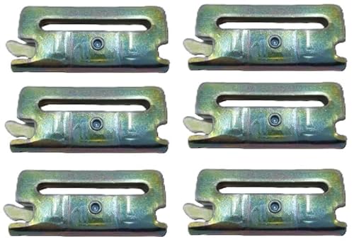 VITE Pack DE 6 UDS. Gancho Rail Amarre FRIGORIFICO para CAMIÓN, Remolque, SEMIRREMOLQUE,FURGÓN,Plataforma