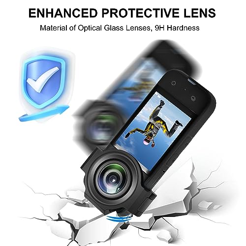 Image of PULUZ Upgraded Optical Glass Lens Guard for Insta360 X3,98% High-Transparency Lens Protective Cover for Insta360 X3, Waterproof, Dustproof, Scratch-Resistant Lens Cap for Insta360 X3