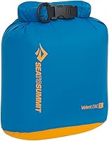 Vista 1 de Sea to Summit eVac bolsa impermeable, bolsa de compresión con tapa enrollable, 3 litros, azul azulejo turco