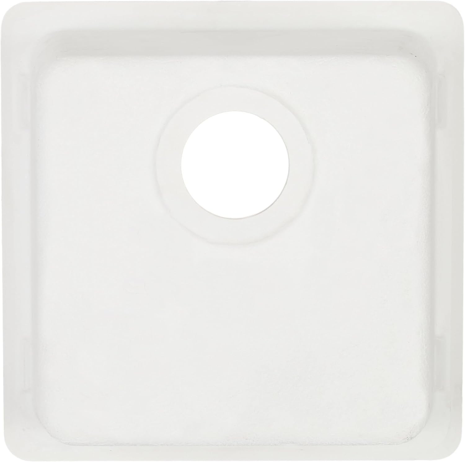 Signature Hardware 447410 Totten 17" Drop In or Undermount Single Basin Granite Composite Prep Sink