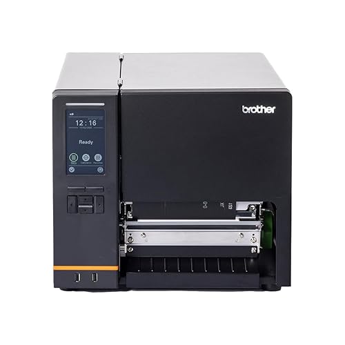 Brother TJ 6421TN Imprimante d'étiquettes thermique directtransfert thermique Rouleau 17 27 cm 203 dpi jusqu'à 304.8 mmsec série USB 2.0 hôte USB LAN - vue 2