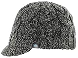 adidas Women's Crystal Brimmer Beanie, Deepest Space/Grey/Ice Green, One Size