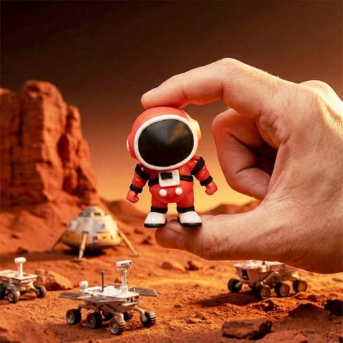 Astronot Figürü Anahtarlık, Hediyelik Çanta Aksesuarı ve Hareketli Oyuncak | Orbitto - Görsel 6