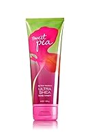 Vista 2 de Bath and Body Works Sweet Pea Ultra Shea Body Cream 8 Ounces