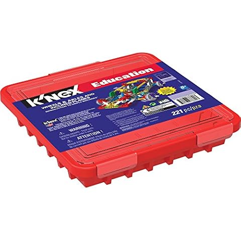 K’NEX Education – Intro to Simple Machines: Wheels, Axles, & Inclined Planes Set – 221 Pieces – Ages 8+ Engineering Educational Toy Cover
