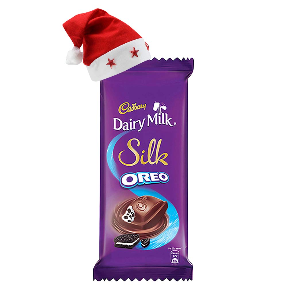 SFU E Com Cadbury Dairy Milk Silk Oreo Chocolate | Christmas Chocolate Combo | Christmas Santa Cap | 28-image-10