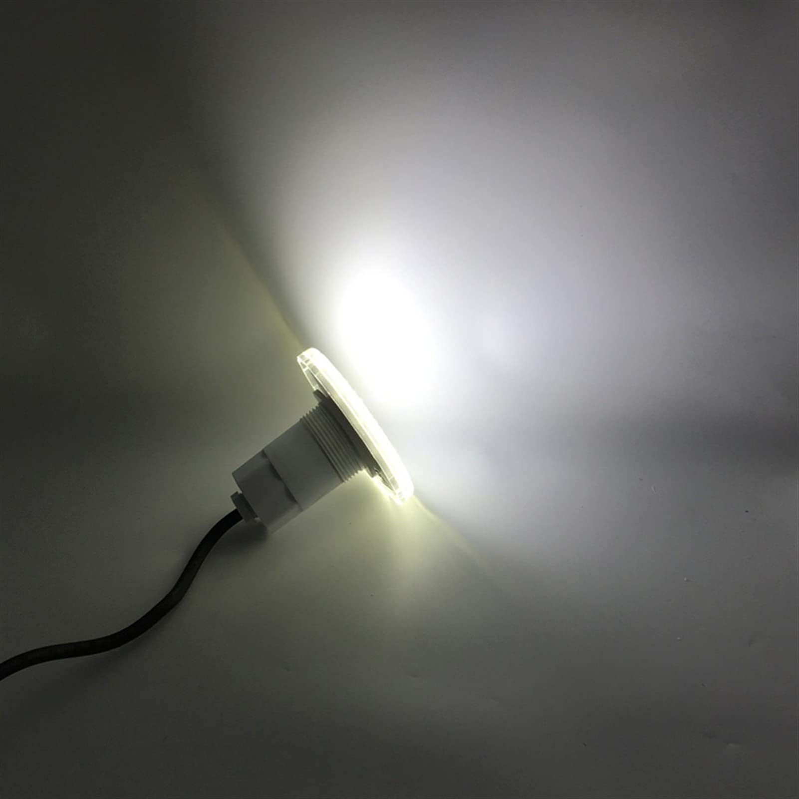 Luz para Piscina Rgb Pool Spotlight 15W Estanque subacuático Iluminación de resina incrustada llena DIRIGIÓ Lámpara de Multi-Color Submarino IP68 Luz de piscina impermeable Luces Sumergibles ( Color :