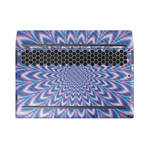 Image of MightySkins Carbon Fiber Skin Compatible with Alienware M17 R5 (2022) Full Wrap Kit - Jitter Illusion | Protective, Durable Textured Carbon Fiber Finish | Easy to Apply | Made in The USA