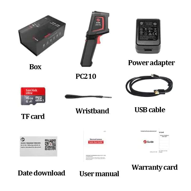 PC210 Thermal Camera 256x192 Infrared Module Thermal Imager PC Projection Analysis IR Temperature Inspection Repair