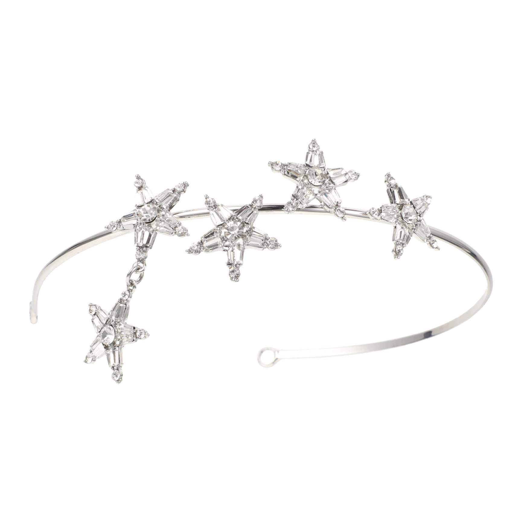 FRCOLOR 3stücke Rhinestone Star Haarband Für Bräute Glänzendes Haarschmuck-accessoire Für Hochzeiten Feiern Und Besondere Anlässe Stirnband Für Damen Und Mädchen