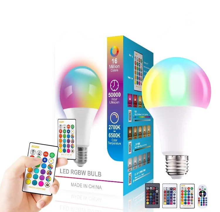 INFI NATE E27 Smart LED Light Bulb dimmable, remote control, 2700k to ...