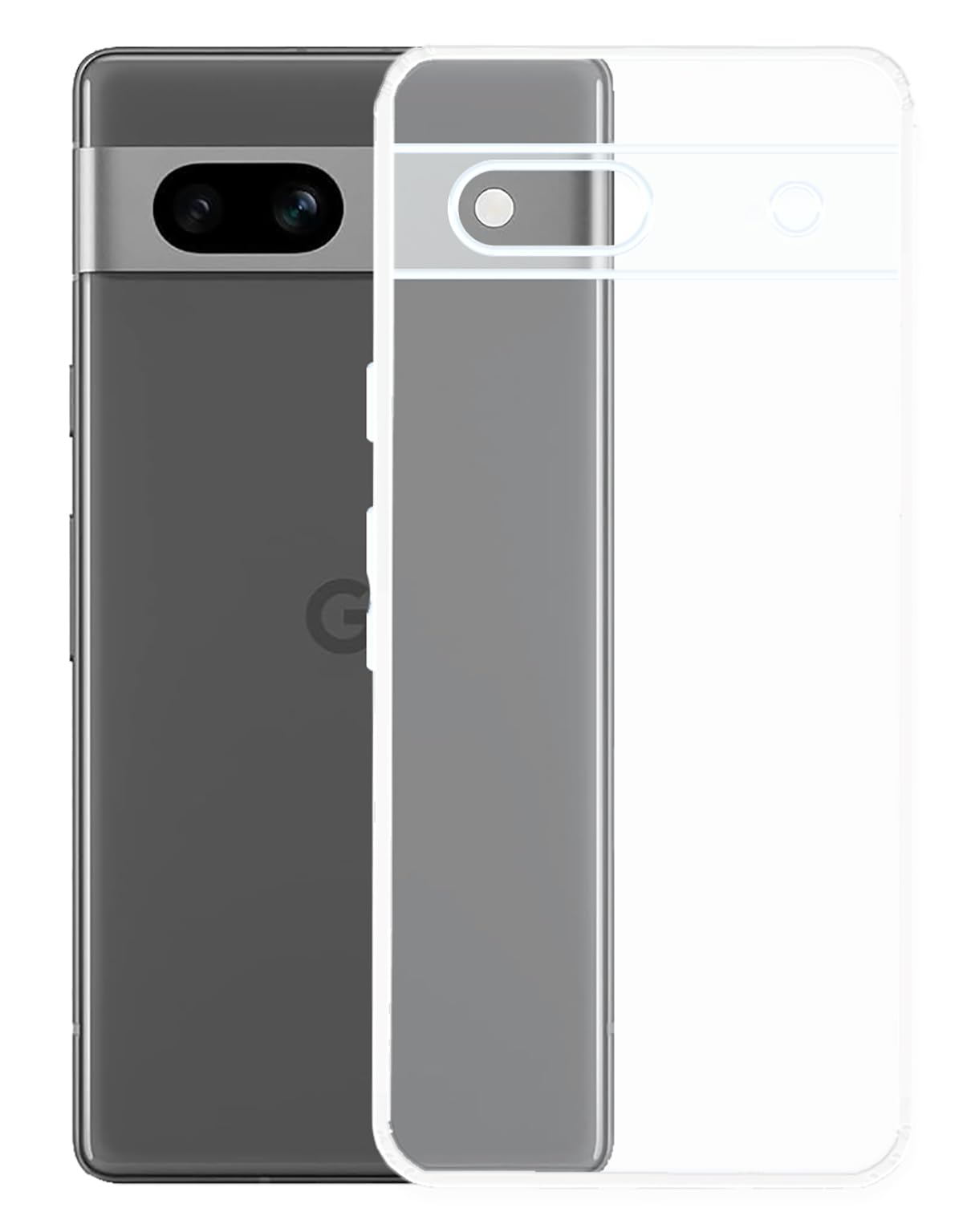 YOFO Back Cover for Google Pixel 7A (Flexible|Silicone|Transparent|Full Camera Protection) (B0CWXM2DXC) Amazon Price History, Amazon Price Tracker