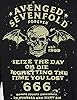 Avenged Seven Fold Men's Avenged Sevenfold Hoodie, Black (Black Black), Xx-Large #2