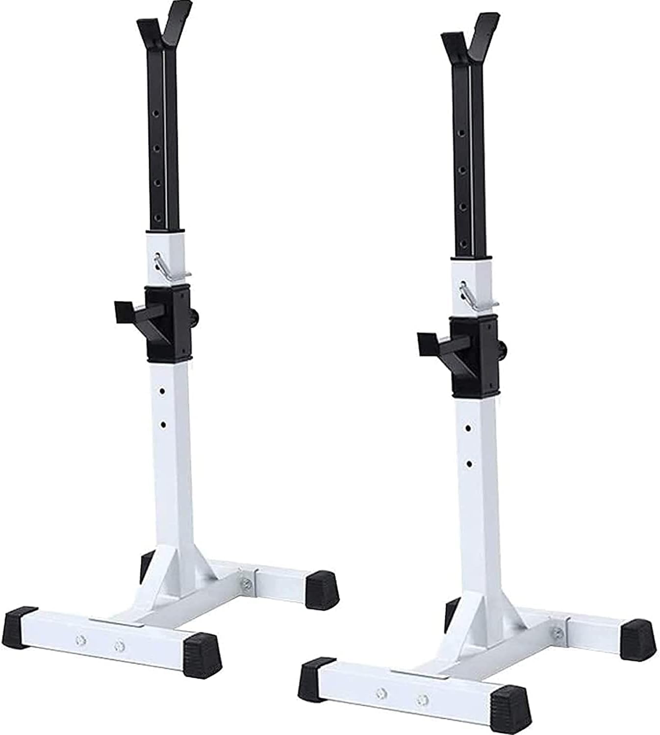 Professional Squat Rack Strength Training Equipment Home Sports Multi-Function Weight Lifting Home Gym Fitness Split Half Squat Rack Stands Adjustable