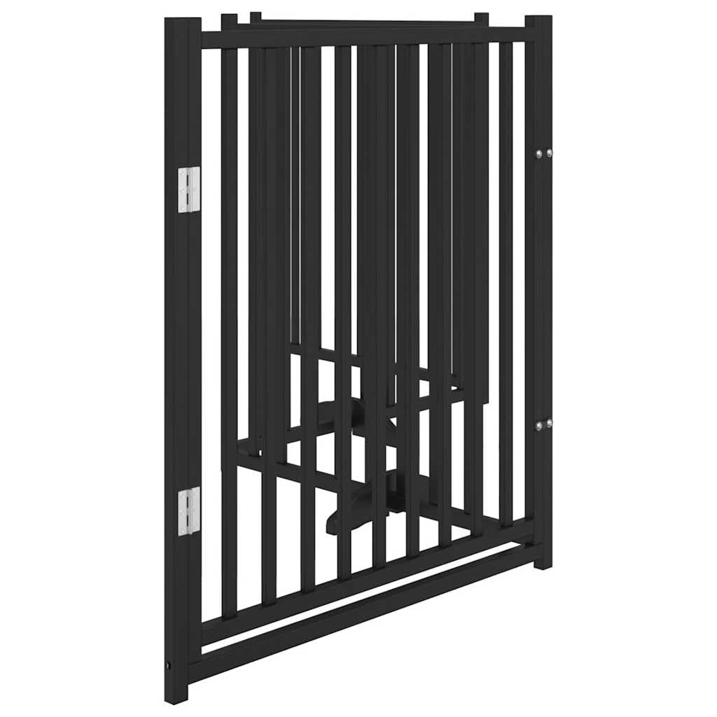 Puerta plegable para perros de madera maciza de abeto negro, 320 cm, con puerta, independiente, protección segura para cachorros, perros, jardín, terraza, patio, zona de juego