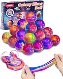 Kidfic 24 Pack Galaxy Slime Party Favors, Non-Sticky, Stress Relief Treasure Box Toys for Classroom Prizes Party Supplies, Student Gifts Goodie Bags Stuffers for Kids Boys Girls 4-8, 8-12