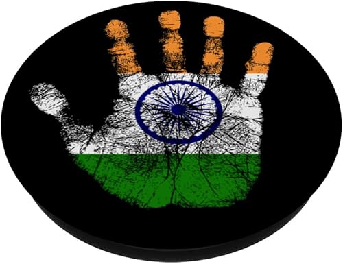 Miniatura 2 de Flag of India Country National Pride Vintage Style PopSockets Swappable PopGrip