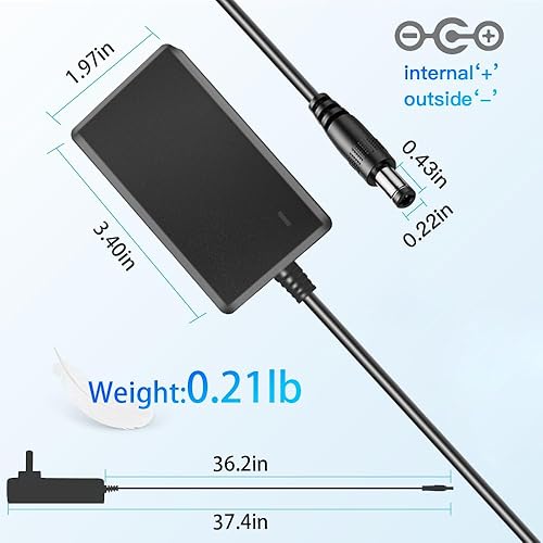 Miniatura 2 de Cargador de batería de litio universal de 21 V 1 A, adaptador de CACC, cable de fuente de alimentación, 24 voltios, 1000 mA, 800 mA, transformador