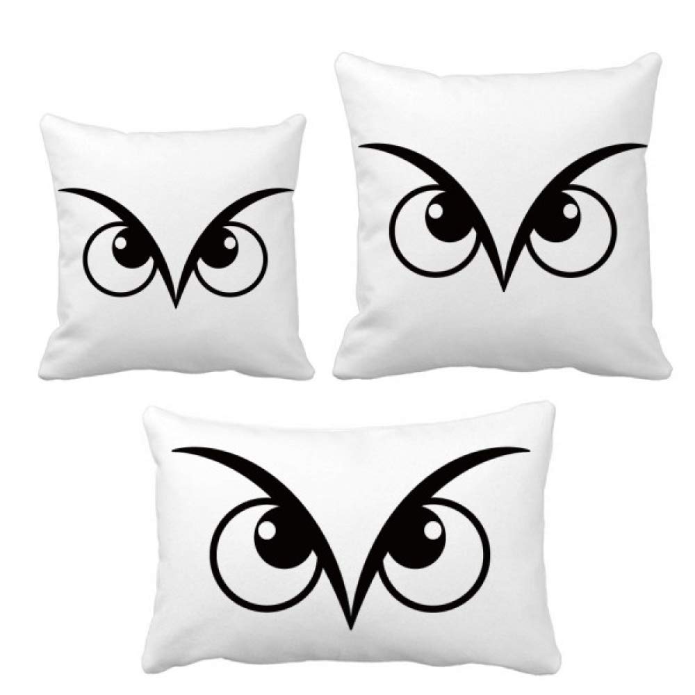 Housse de coussin motif vector noir DIYthinker pour decoration de salon